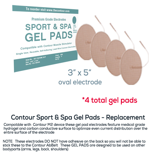Sport & Spa Gel Pads for Contour - GEL PADS for Contour Core