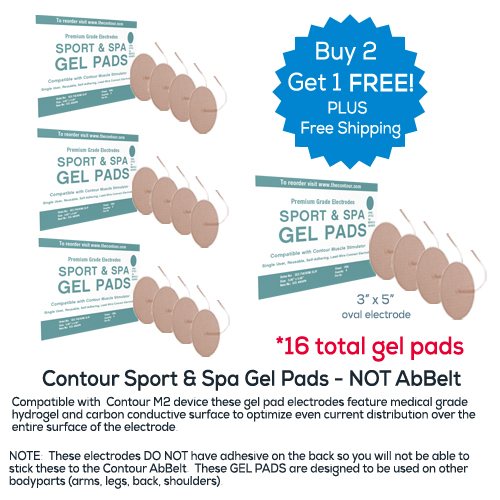 Sport & Spa Gel Pads for Contour (Buy 3 Get 1 Free) - GEL PADS for Contour  Core Sculpting System